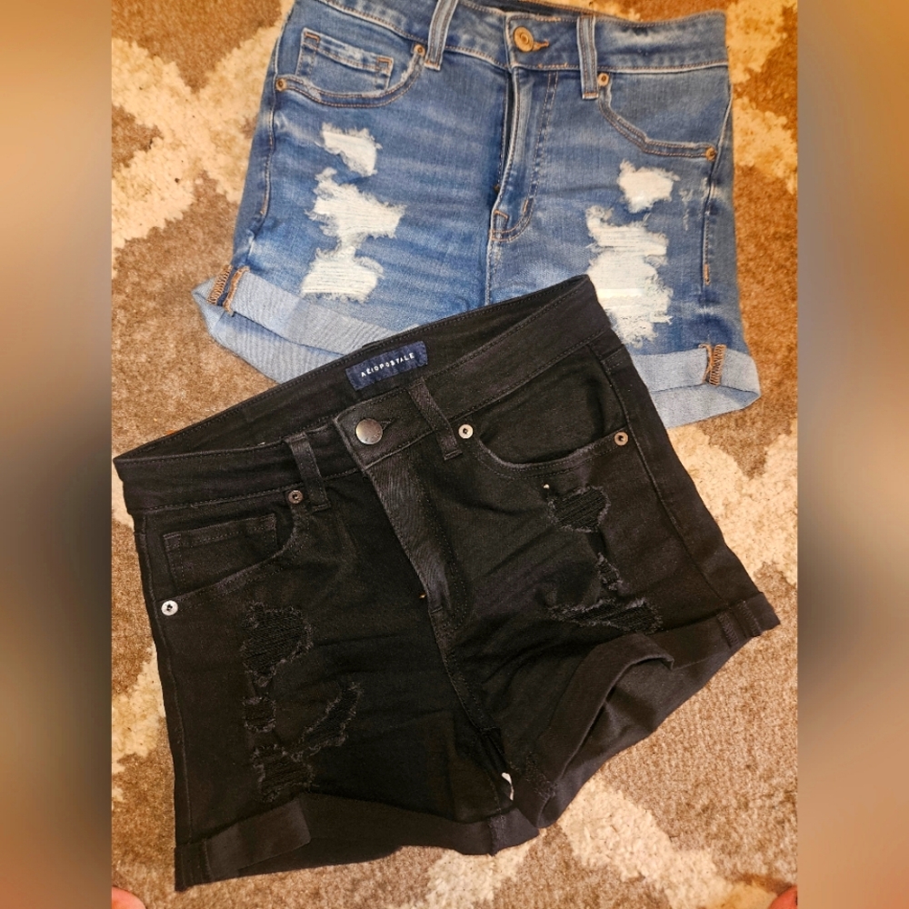 Aeropostale high rise shorts